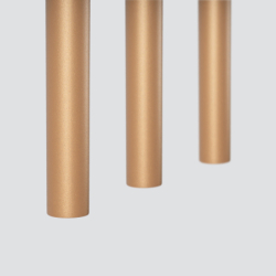 Lampa wisząca PASTELO 3L złota SOLLUX SL.1171
