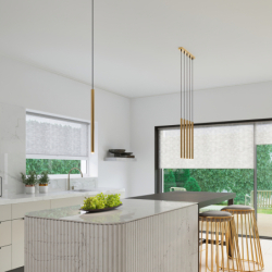 Lampa wisząca PASTELO 3L złota SOLLUX SL.1171
