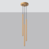 Lampa wisząca PASTELO 3P złota SOLLUX SL.1172