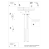 Lampa wisząca PASTELO 5P biała SOLLUX SL.1175