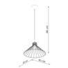 Lampa wisząca EDA SOLLUX SL.1186