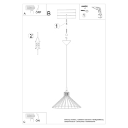 Lampa wisząca EDA SOLLUX SL.1186