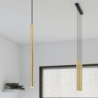 Lampa Wisząca PASTELO 3P złoty połysk SOLLUX SL.1197