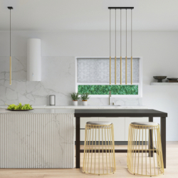 Lampa Wisząca PASTELO 3P złoty połysk SOLLUX SL.1197