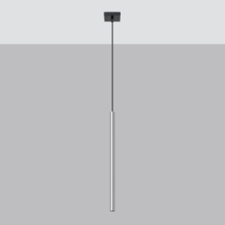 Lampa Wisząca PASTELO 1 chrom SOLLUX SL.1199
