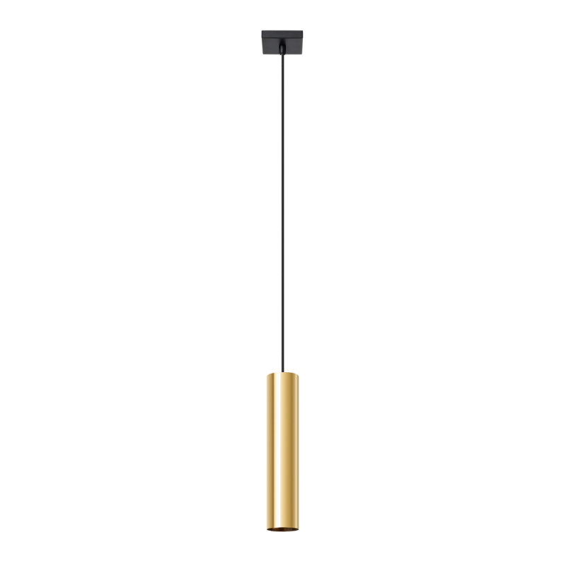 Lampa Wisząca LAGOS 1 złoty połysk SOLLUX SL.1200