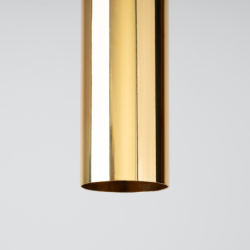 Lampa Wisząca LAGOS 1 złoty połysk SOLLUX SL.1200