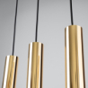Lampa Wisząca LAGOS 3 złoty połysk SOLLUX SL.1201