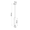 Lampa Wisząca LAGOS 1 chrom SOLLUX SL.1204