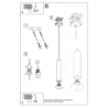 Lampa Wisząca LAGOS 1 chrom SOLLUX SL.1204