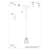 Lampa wisząca LEYO SOLLUX SL.1205