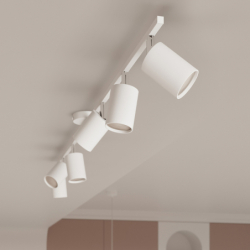 Żyrandol LEMMI 6 biały SOLLUX SL.1206
