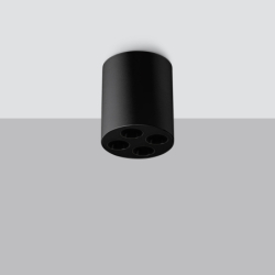 Plafon ZOE czarny LED SOLLUX SL.1210