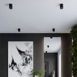 Plafon ZOE czarny LED SOLLUX SL.1210