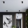 Plafon ZOE czarny LED SOLLUX SL.1210