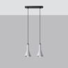 Lampa wisząca REA 2 beton SOLLUX SL.1224