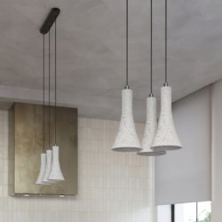 Lampa wisząca REA 2 beton SOLLUX SL.1224