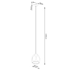 Lampa wisząca ceramiczna MINT SOLLUX SL.1251