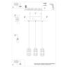 Lampa wisząca GOTTO 3L SOLLUX SL.1264