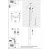 Lampa wisząca PASTELO 3P drewno SOLLUX SL.1268