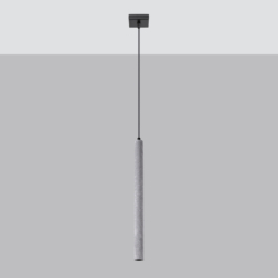 Lampa wisząca PASTELO 1 beton SOLLUX SL.1271