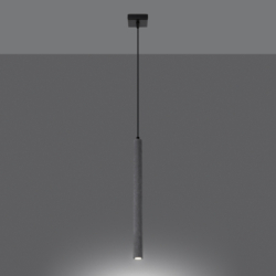 Lampa wisząca PASTELO 1 beton SOLLUX SL.1271