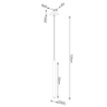 Lampa wisząca PASTELO 1 beton SOLLUX SL.1271