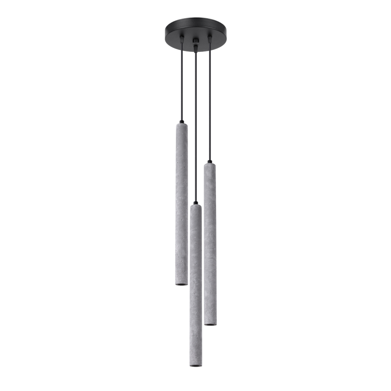 Lampa wisząca PASTELO 3P beton SOLLUX SL.1273