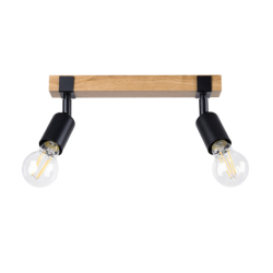 Plafon ZUCA 2 czarny SOLLUX SL.1296
