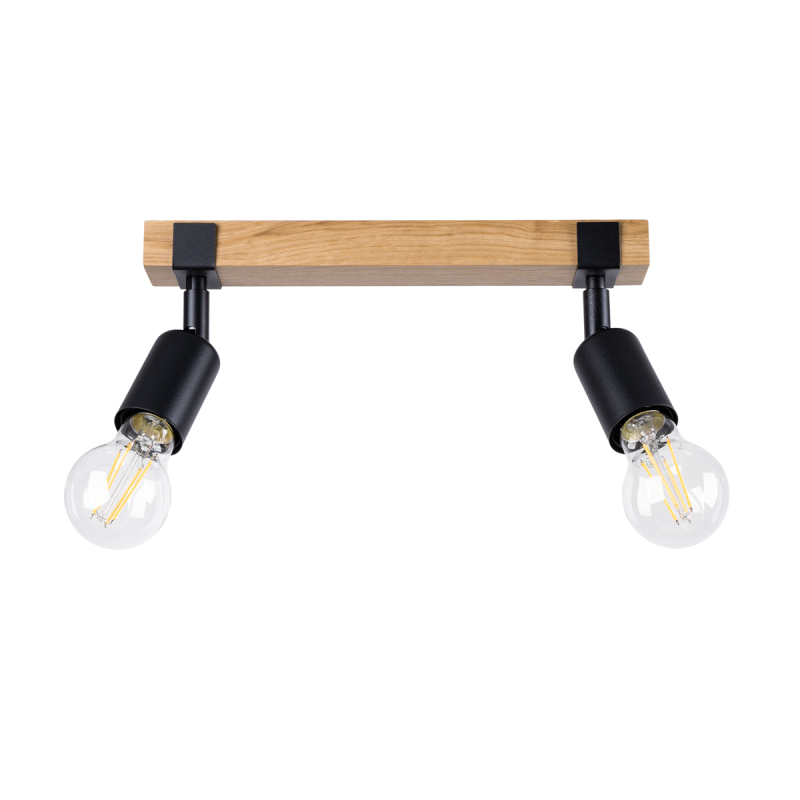 Plafon ZUCA 2 czarny SOLLUX SL.1296