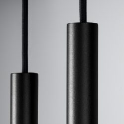 Lampa wisząca PASTELO 2 czarna SOLLUX SL.1304