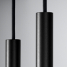 Lampa wisząca PASTELO 2 czarna SOLLUX SL.1304