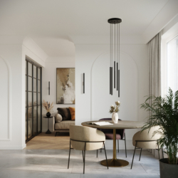 Lampa wisząca PASTELO 2 czarna SOLLUX SL.1304