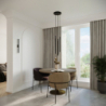 Lampa wisząca PASTELO 2 czarna SOLLUX SL.1304