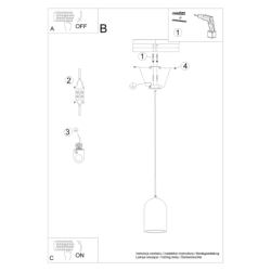 Lampa wisząca NIMIS SOLLUX SL.1306