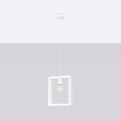 Lampa wisząca ARIES biała SOLLUX SL.1312