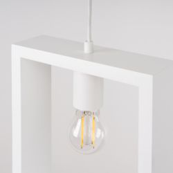 Lampa wisząca ARIES biała SOLLUX SL.1312