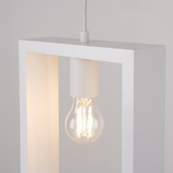 Lampa wisząca ARIES biała SOLLUX SL.1312