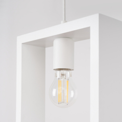 Lampa wisząca ARIES biała SOLLUX SL.1312