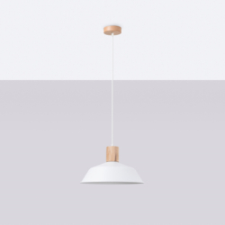 Lampa wisząca FANO biała SOLLUX SL.1321