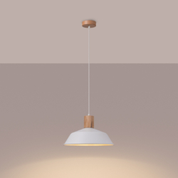 Lampa wisząca FANO biała SOLLUX SL.1321