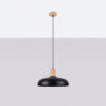 Lampa wisząca INDY czarna SOLLUX SL.1324