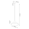 Lampa wisząca INDY czarna SOLLUX SL.1324
