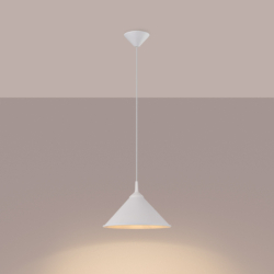 Lampa wisząca ZUMA biała SOLLUX SL.1325