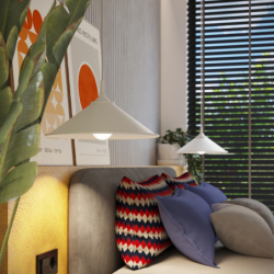 Lampa wisząca ZUMA biała SOLLUX SL.1325
