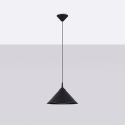 Lampa wisząca ZUMA czarna SOLLUX SL.1326