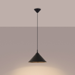 Lampa wisząca ZUMA czarna SOLLUX SL.1326