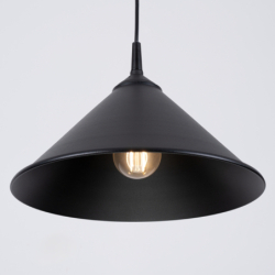 Lampa wisząca ZUMA czarna SOLLUX SL.1326