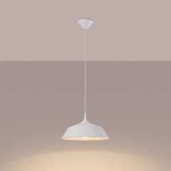 Lampa wisząca FRIKA biała SOLLUX SL.1327