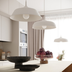 Lampa wisząca FRIKA biała SOLLUX SL.1327